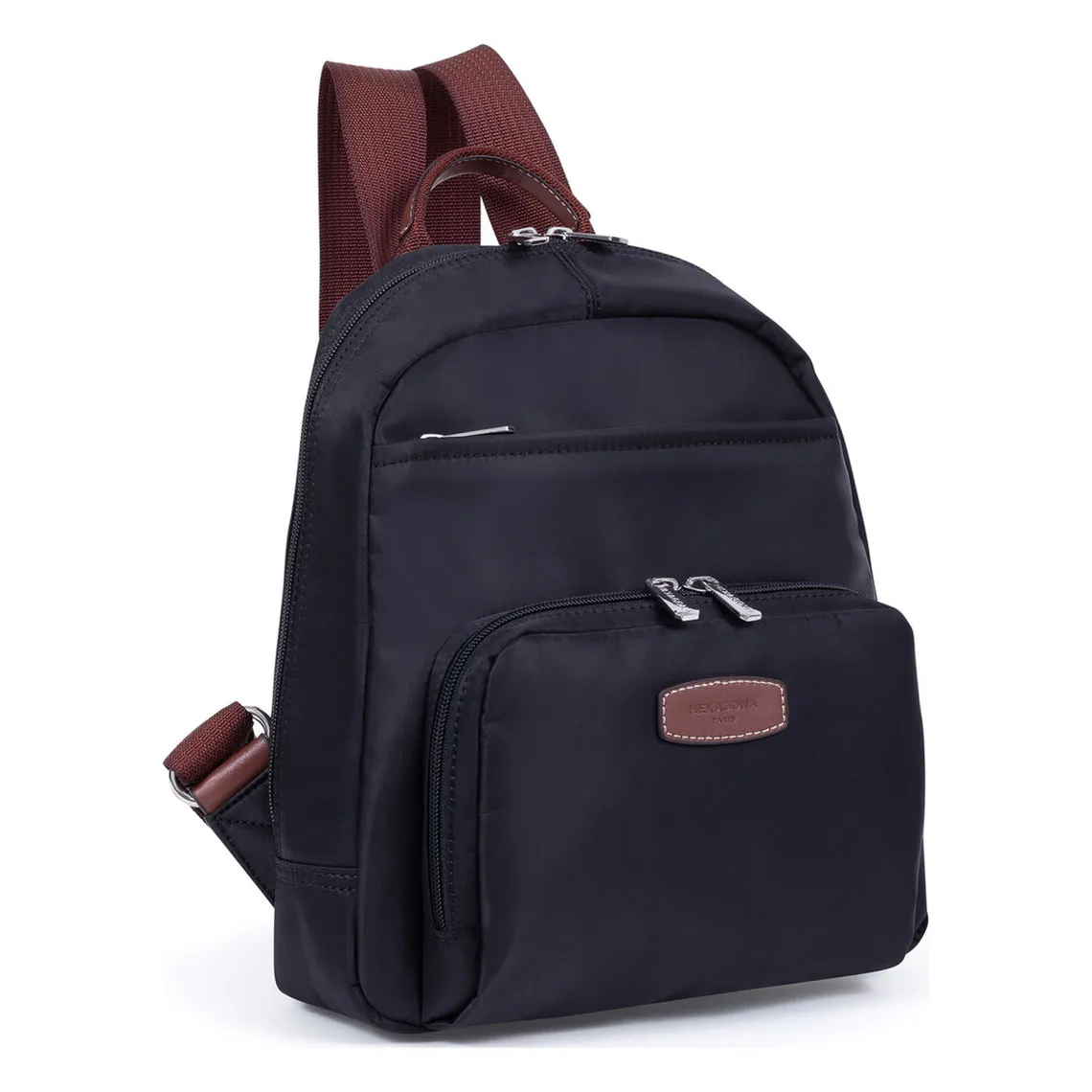 Backpack - Tablet - Black/Brown - Nylon | 3 Suisses