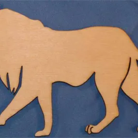 Baltic Wood Applique: Lion 13*10cm