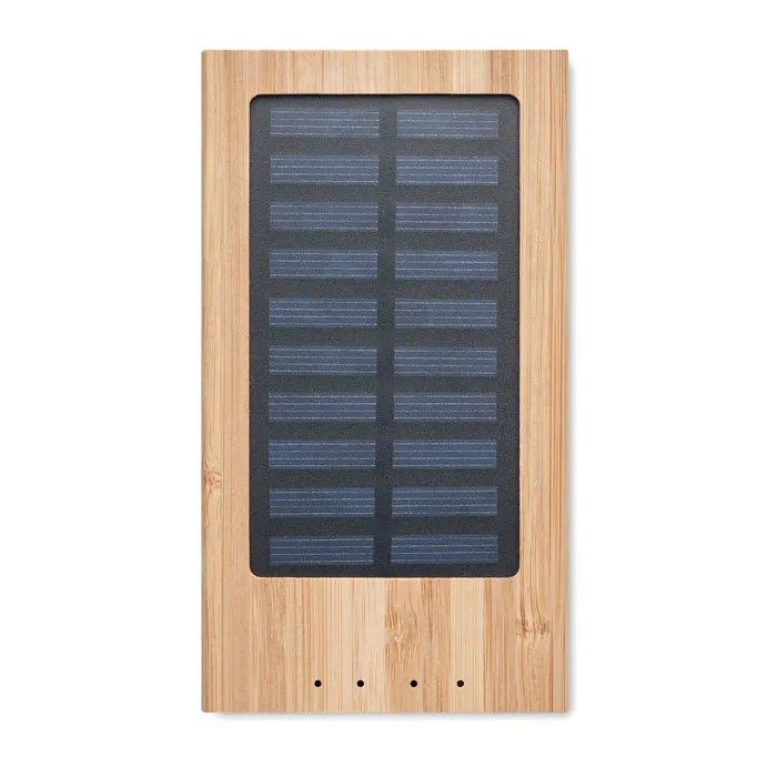 Bamboo Solar Powerbank - 4000mAh - ARENA SOLAR - Green Ad