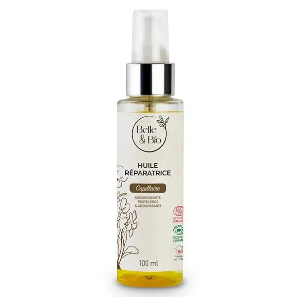 Belle & Bio Capillaire Huile Réparatrice Bio 100ml    