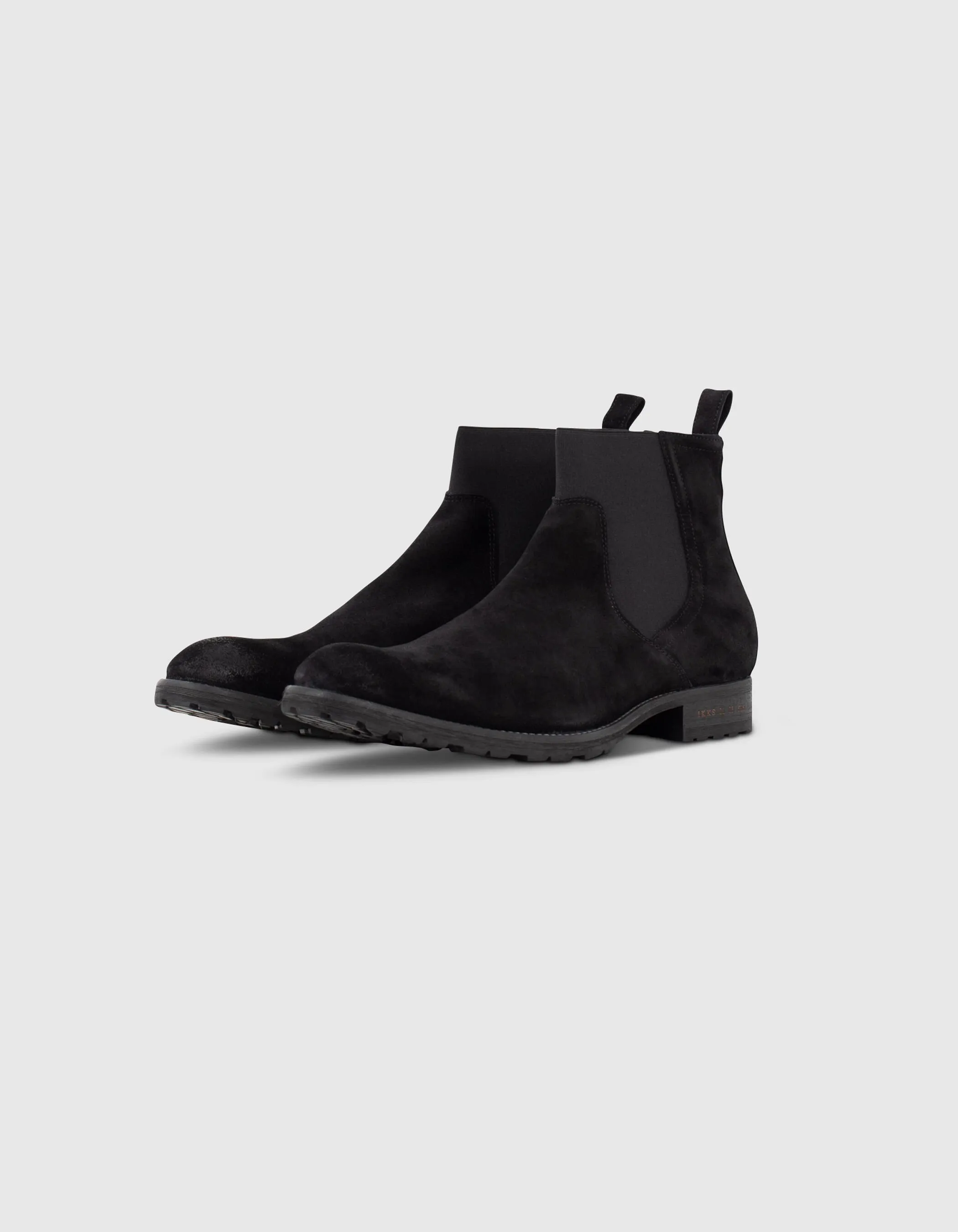 Black Suede Chelsea Boots Men