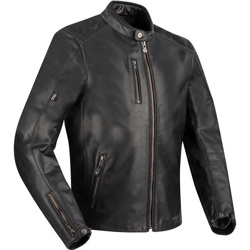 Blouson LAXEY SEGURA Noir - MAXXESS.FR, Blouson moto cuir
