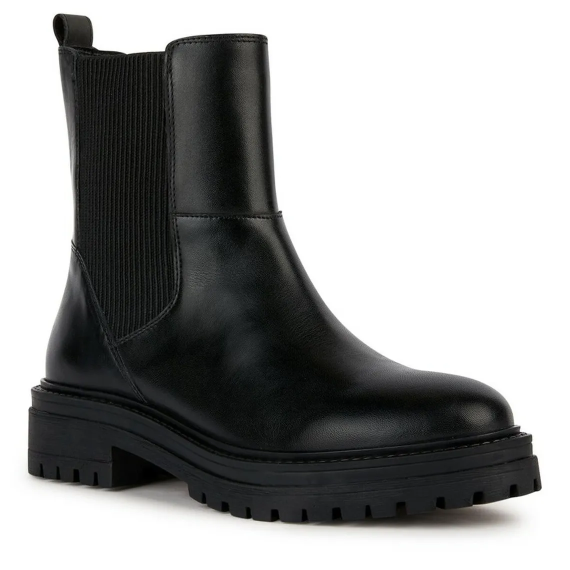 Black leather high boots for women IRIDEA | 3 Suisses