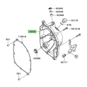 Carter d'embrayage Kawasaki Z1000 (2010-2013) | Moto Shop 35