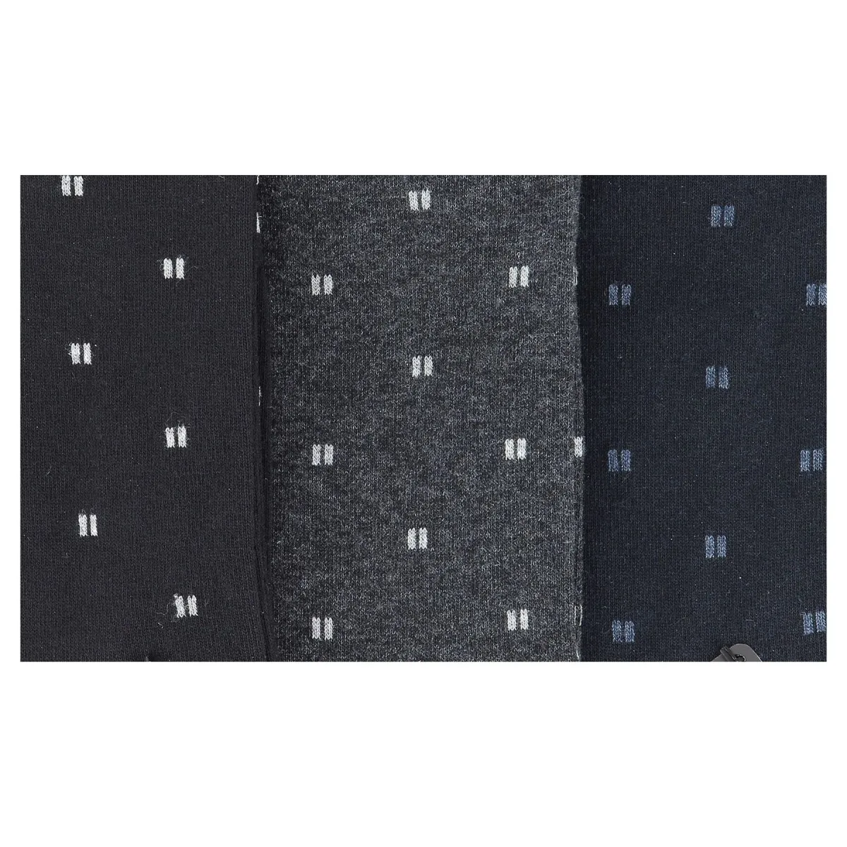 Gray Men's Mid-Calf Socks with AZZARO Logo