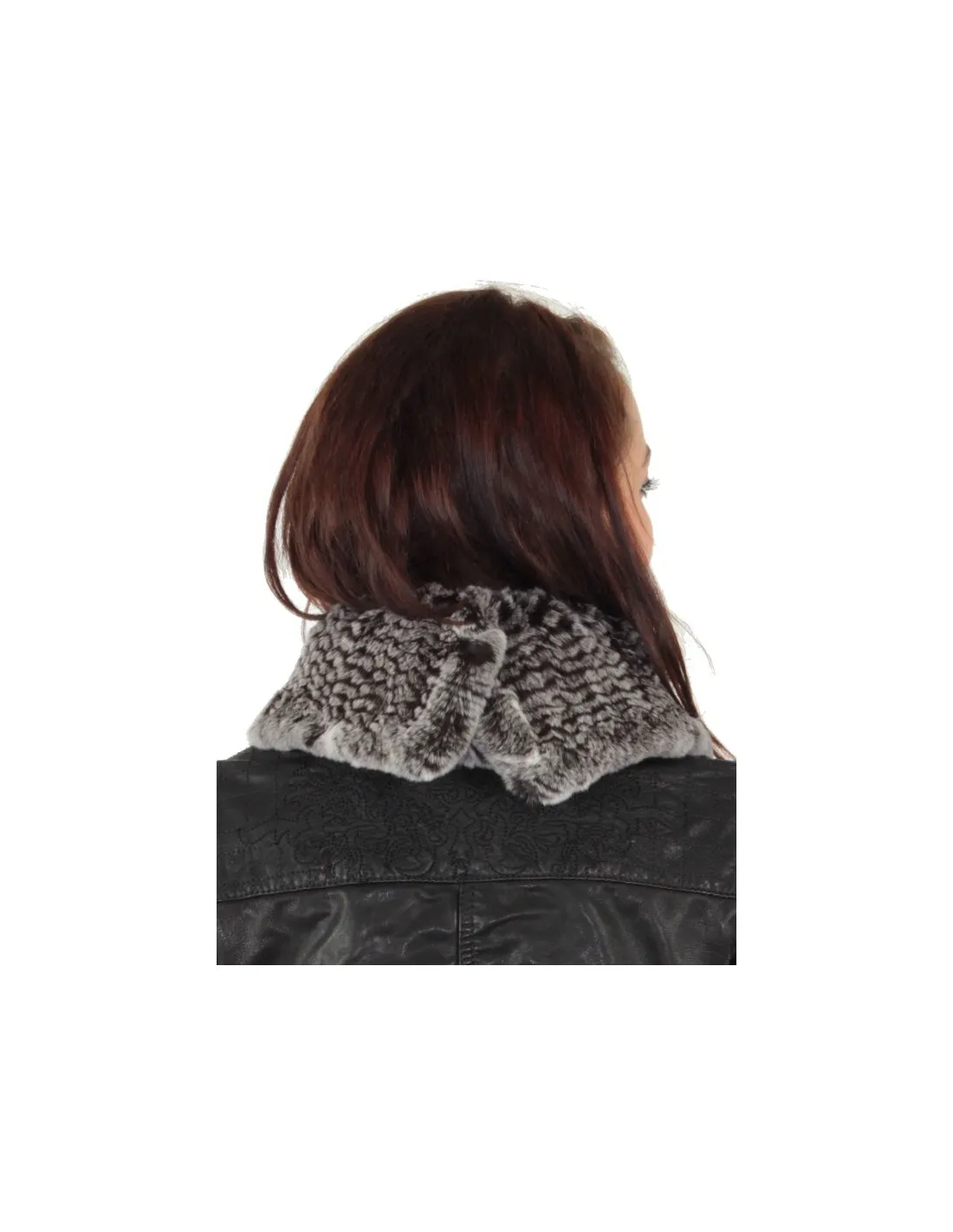 Light Brown Fur Trimmed Pallas Cuir Sélection Carla Jacket ref_rives36102.