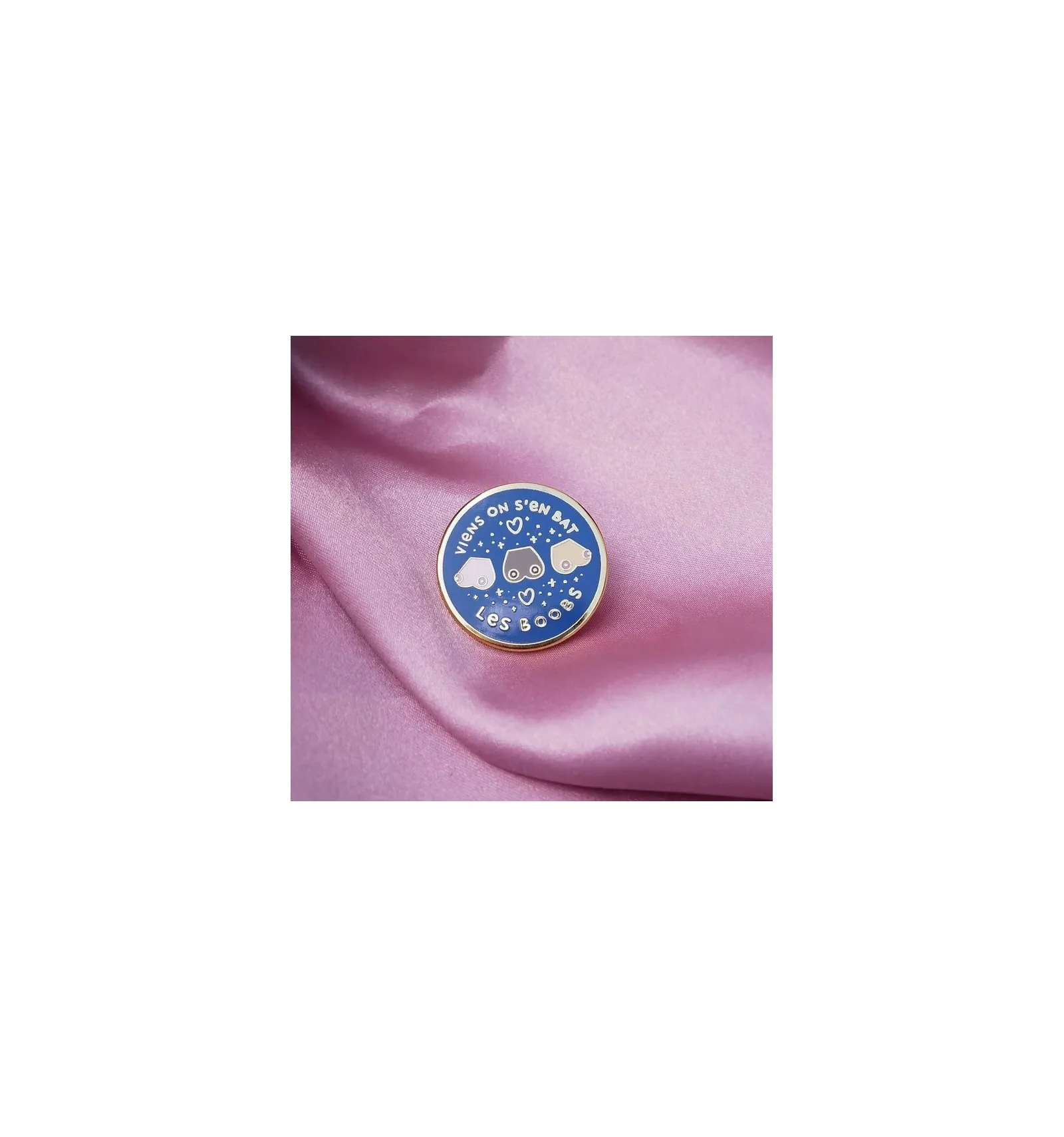 Come on Let's Beat the Boobs Pins - Malicieuse - Under the Stars Exactly