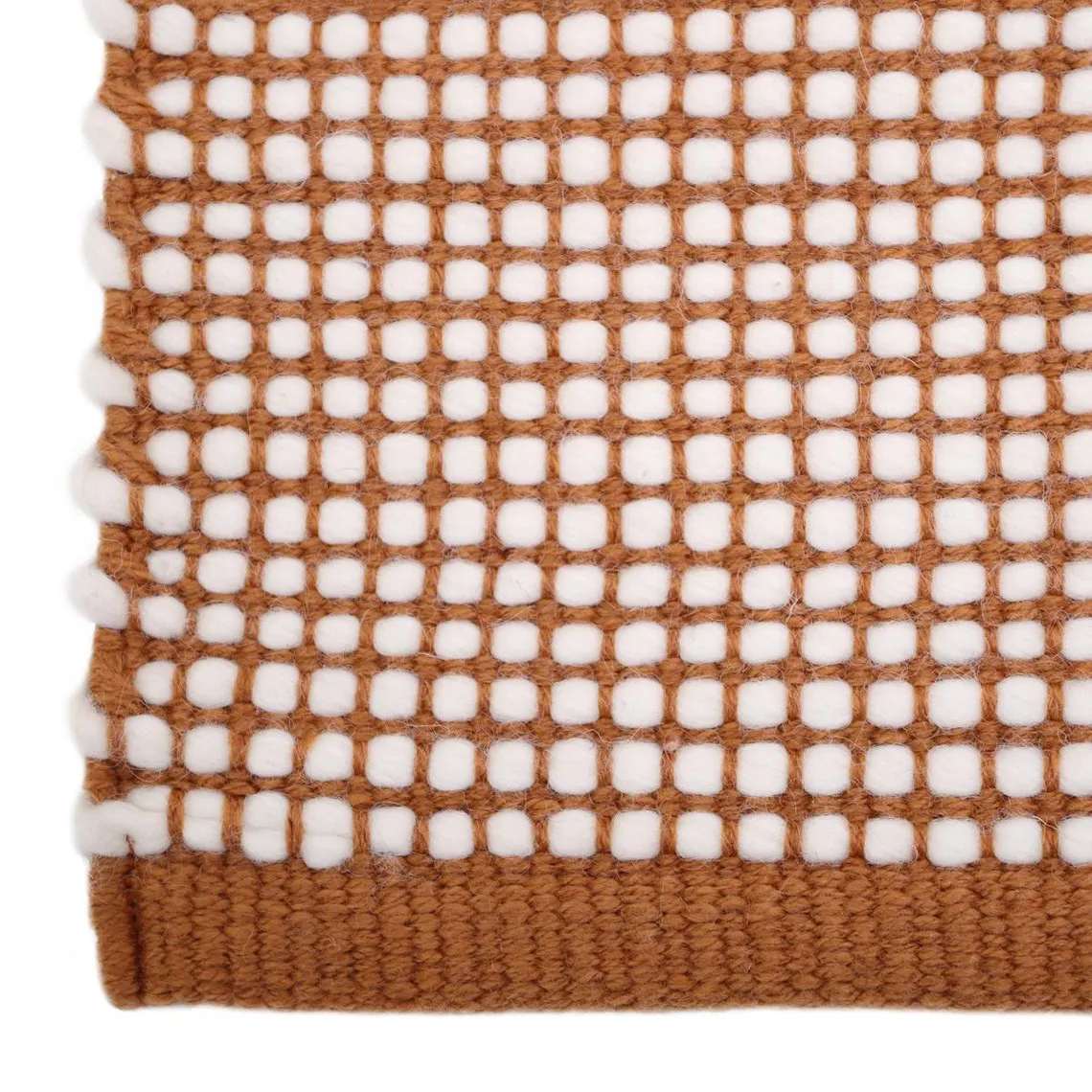 Contemporary Wool Rug Caramel M | 3 Suisses