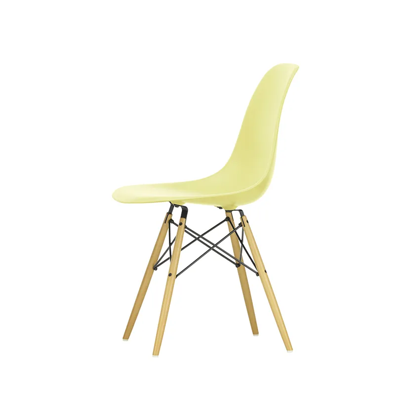 Dining Chair     EAMES PLASTIC CHAIR DSW Golden maple Citron RE           VITRA