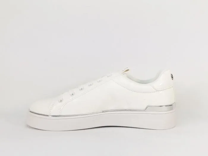 ENRICO COVERI lorenza White Women's Trendy Sneakers Clearance at Low Price.