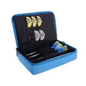 Etui The Dart Box blue/black nylon – France Pool Shop