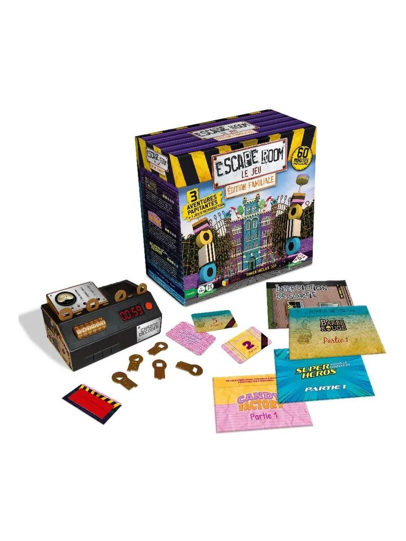 Family Edition Escape Room Board Game 3 - N/A