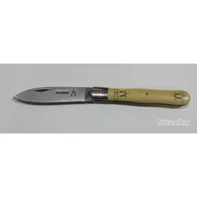 French Nontron violin pocket knife made with boxwood in France.