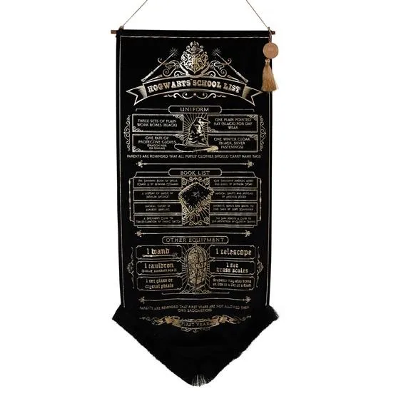 Harry Potter Hogwarts School Supplies Banner