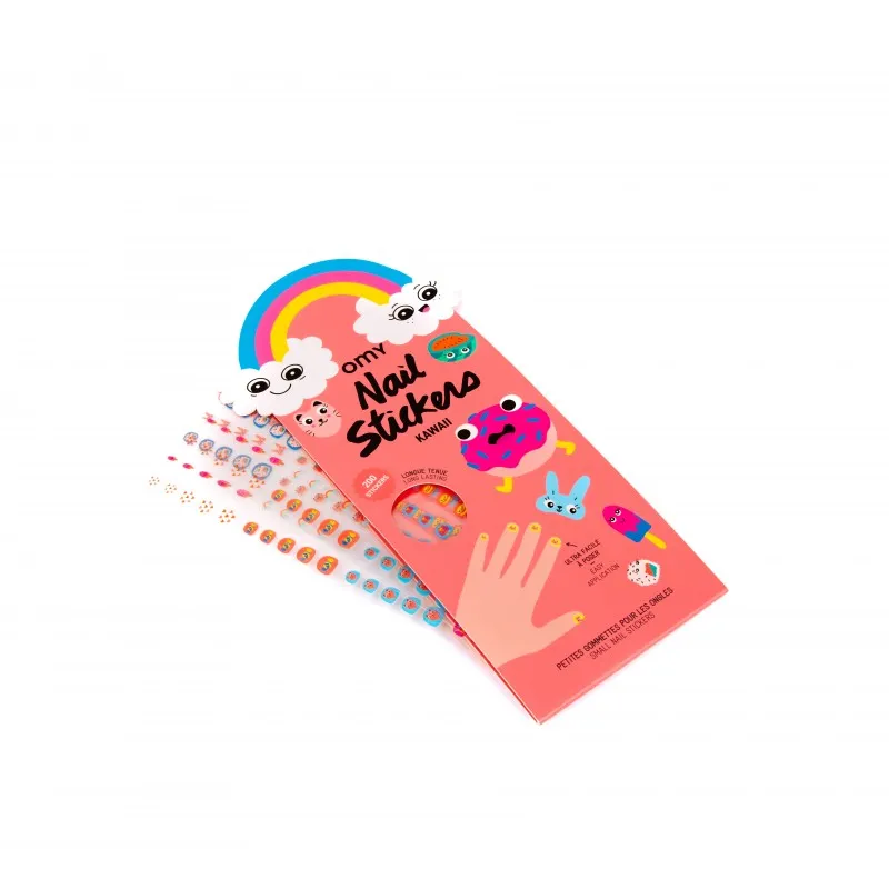 Kawaii Nail Stickers - OMY - Perlin Paon Paon