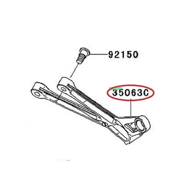 Kawasaki Motoshop 35 Stay Rr Rh