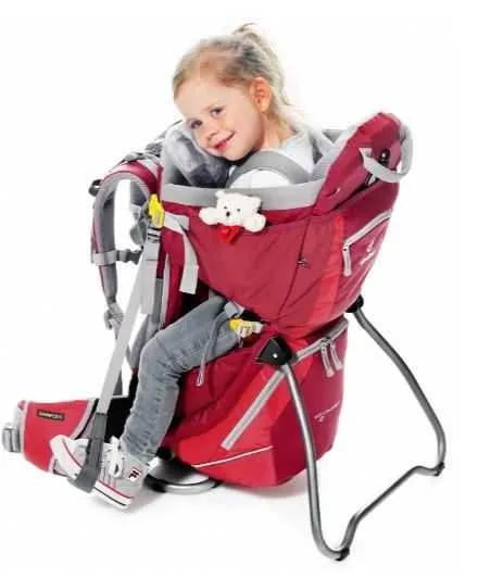 Kid Comfort 2 Cranberry Fire Rain and Sunshade