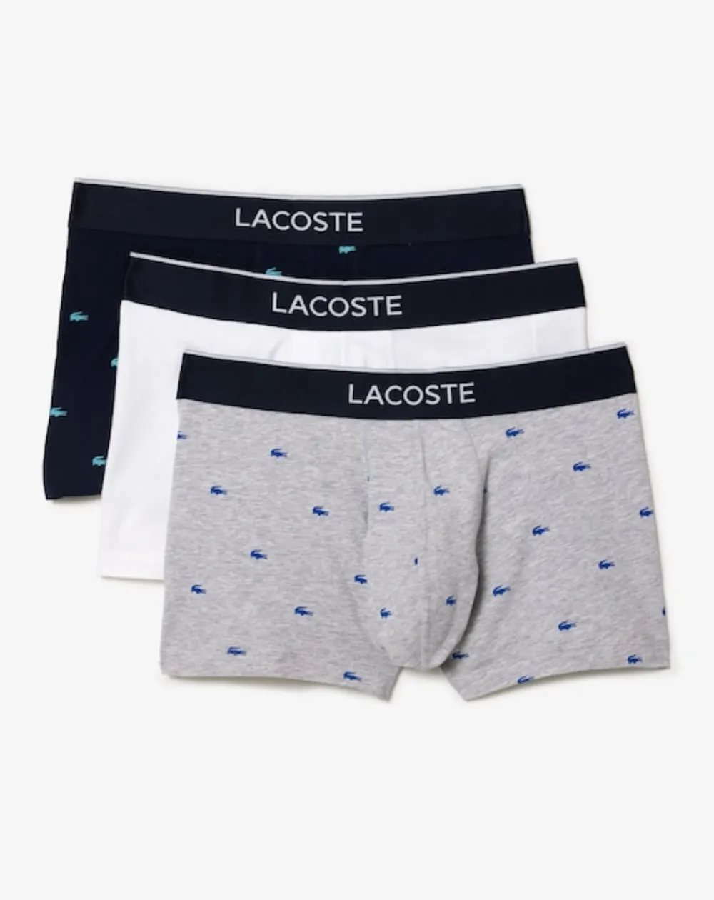 Lacoste Lot de 3 Boxers Homme Tailles s Coloris Gris