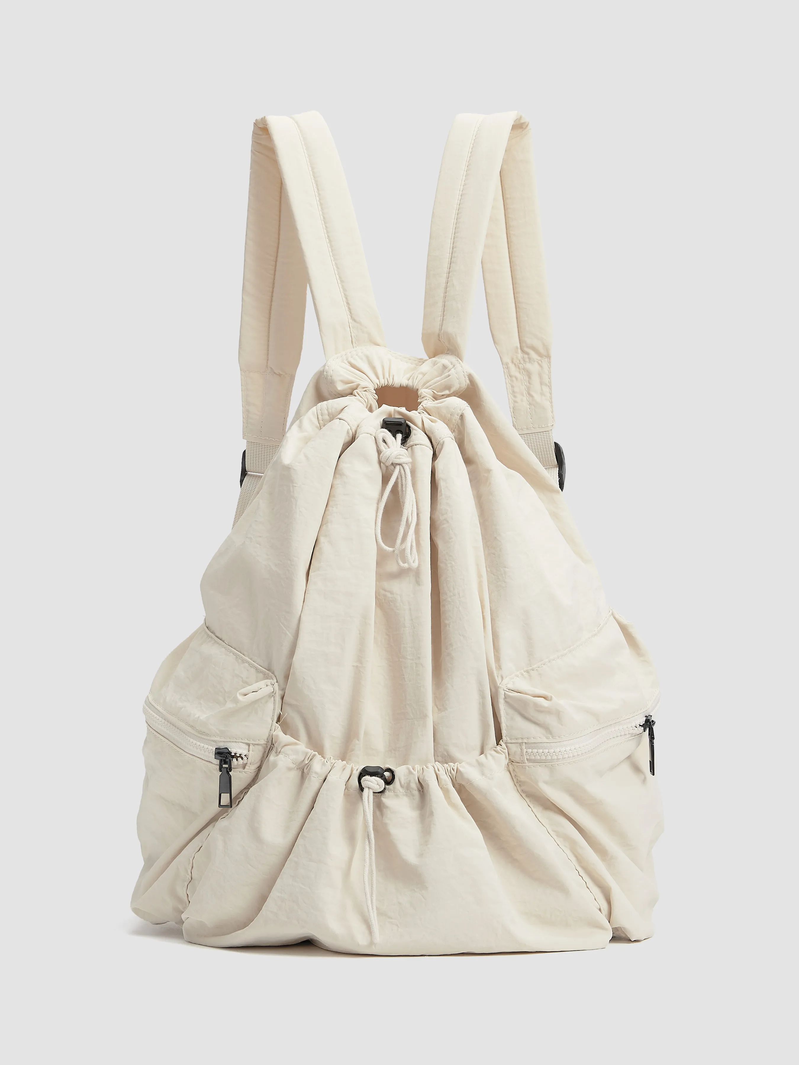 Large Nylon Drawstring Backpack