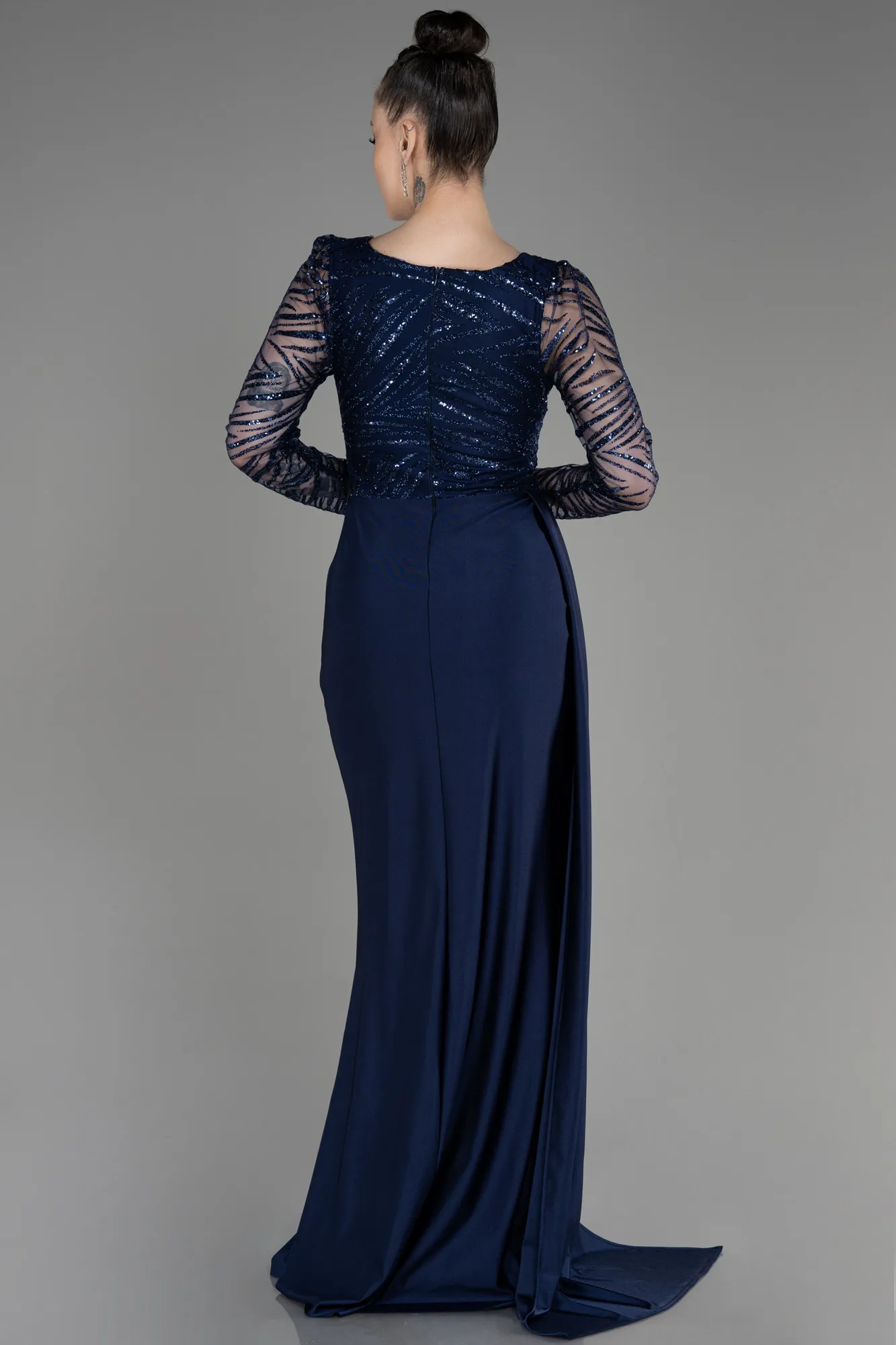 Long Black Evening Gown ABU3834
