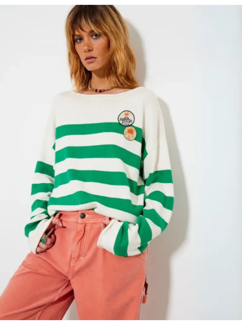 Long Sleeve Striped Shirt Five