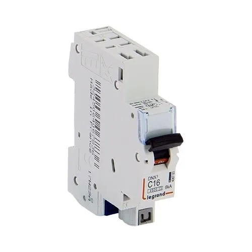 Lot de 60 Disjoncteurs Ph+N courbe C auto de 10x10A + 30x16A + 20x20A + 1 Interrupteur différentiel 63A 30mA AC LEGRAND DNX3