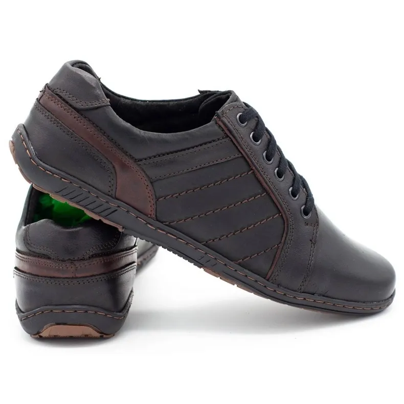 Mario Pala Men's Black Leather Shoes 616 - Online Shop