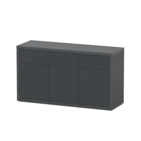 Meuble d'aquarium avec 2 portes Sublime Gris L.150xP.50xH.83cm