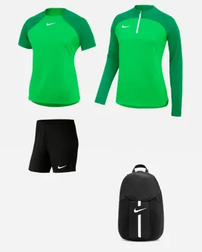 Nike Academy Pro Women's 4-Piece Set: Jersey, Shorts, Tracksuit Top, Bag