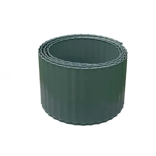 Nortene Bordure acier ondulé - 600 x H 14 cm - vert