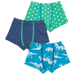 Pack of 3 Dinosaur Boxers Size 9A