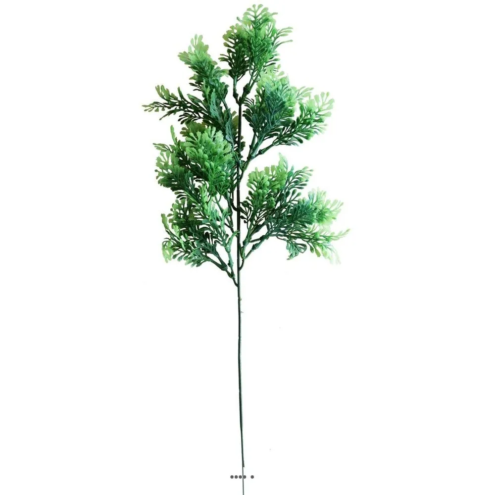 Pinus factice en piquet h42cm plastique extérieur très dense 27 têtes