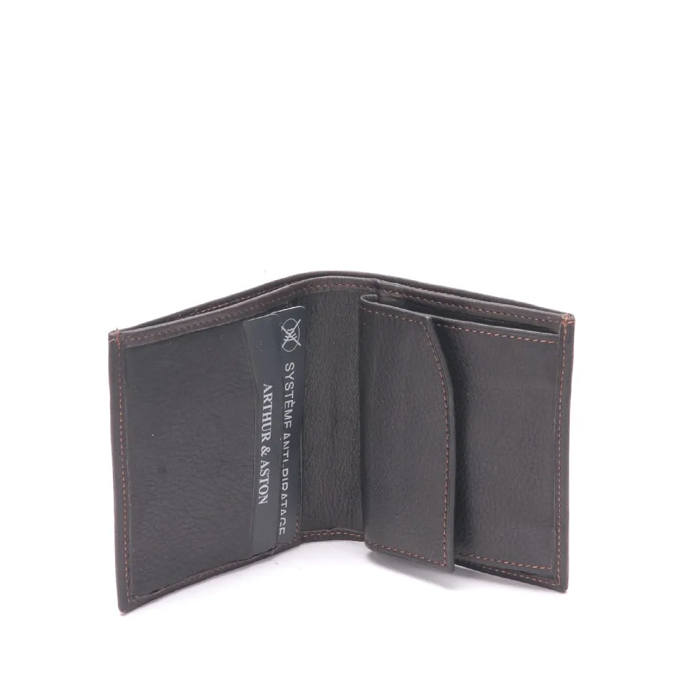 Porte-monnaie et cartes Pablo cuir plongé