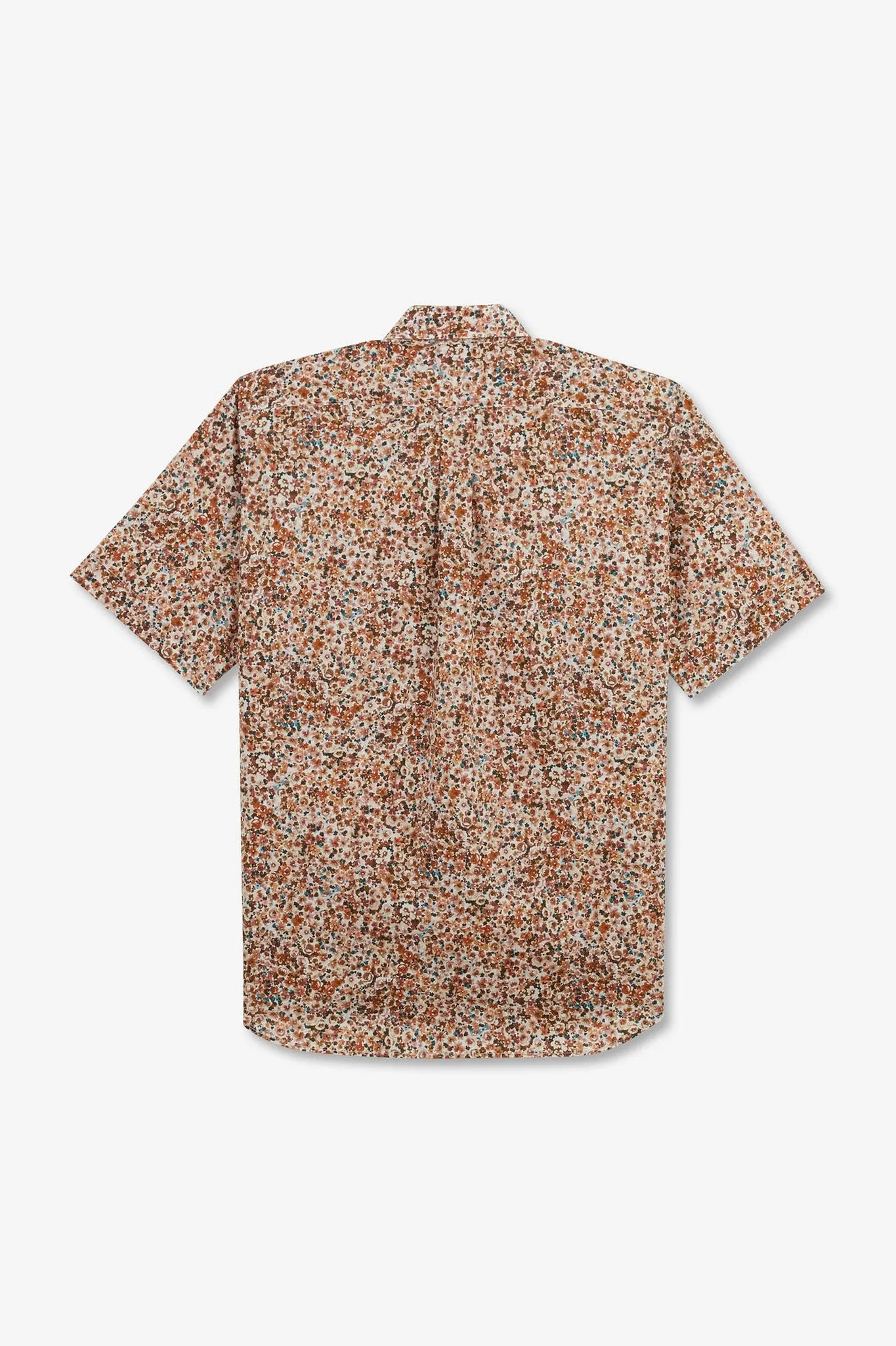 Printed Brown Floral Blouse