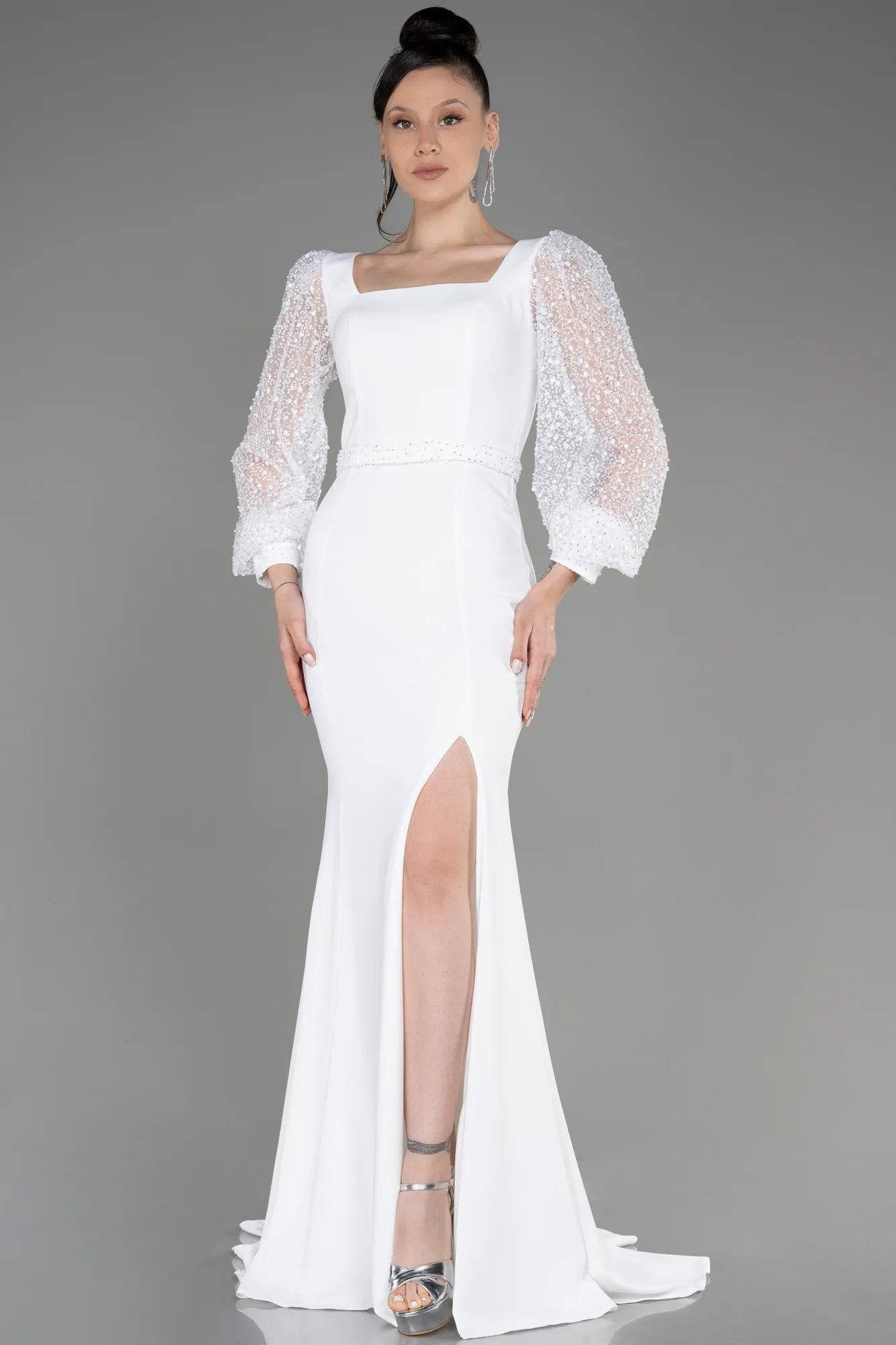 Robe de Soirée Longue Noir ABU3852