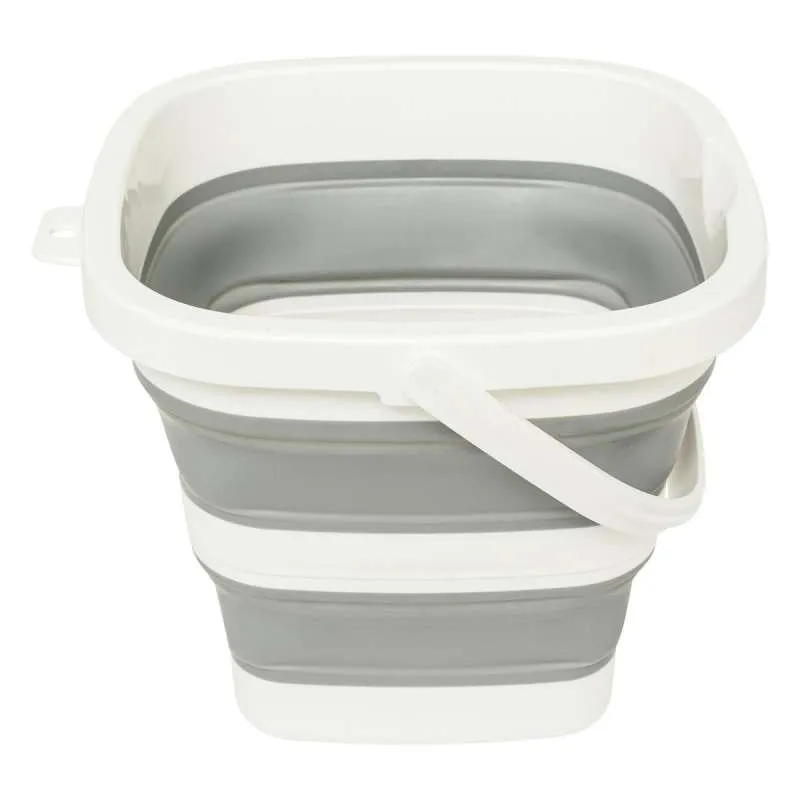 Seau Retractable 5L gris et blanc