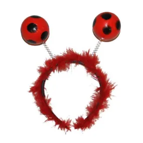 Serre-tête de coccinelle pour adulte et enfant
