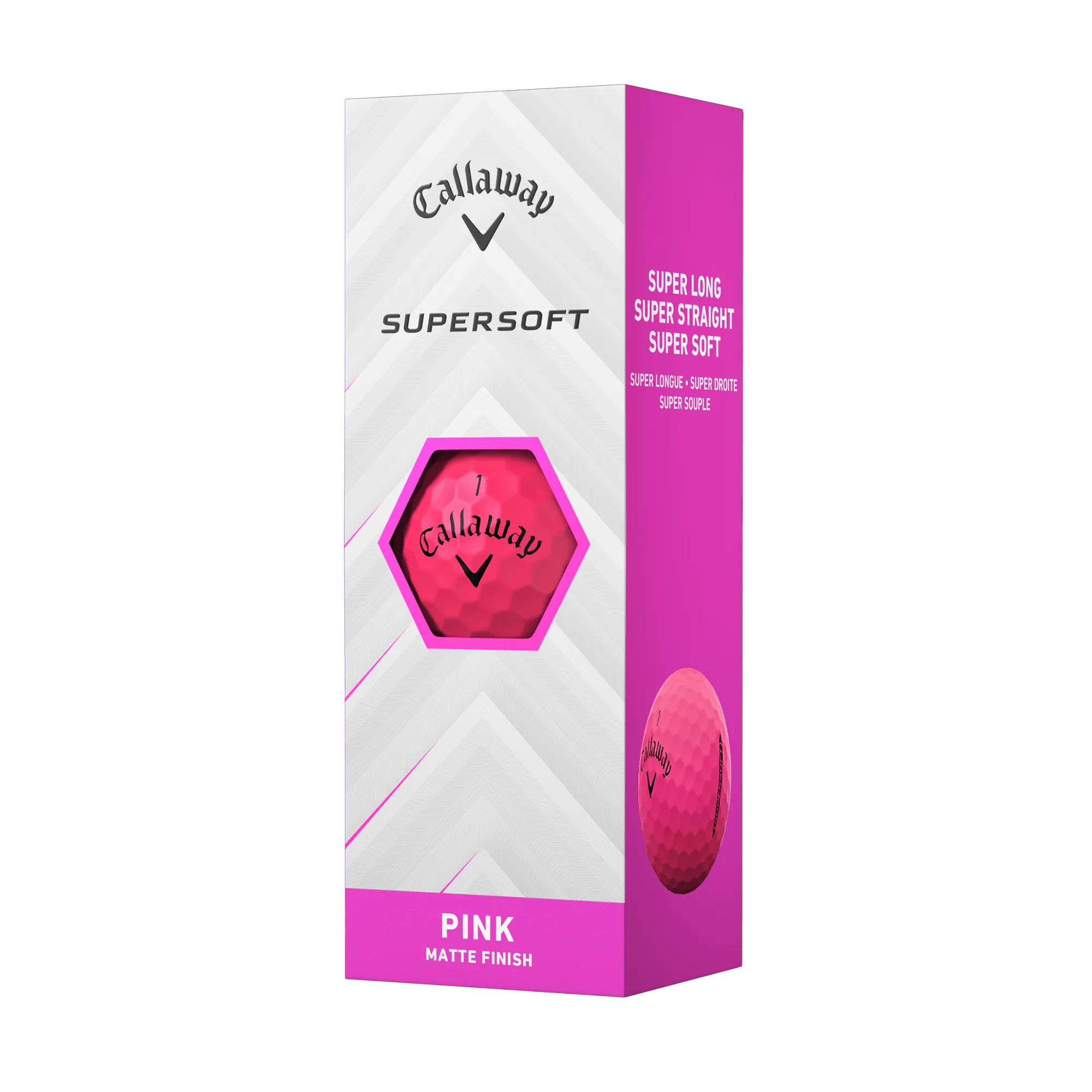 Supersoft Matte Pink Golf Balls