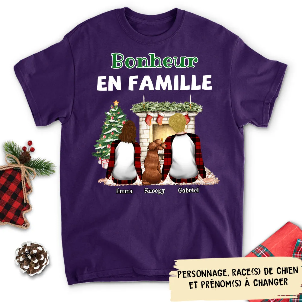 Customized Family Happiness Unisex T-shirt