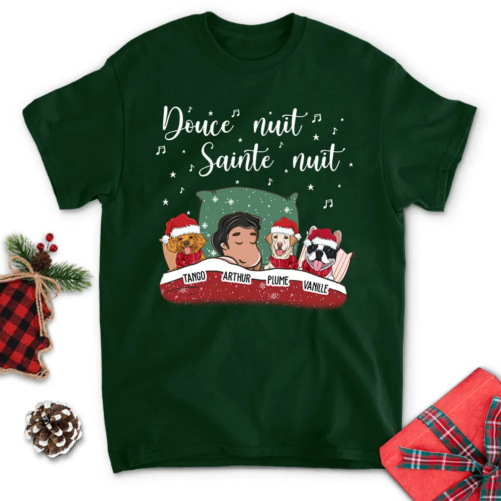 Personalized Unisex T-shirt - Soft Night, Holy Night - Version 2