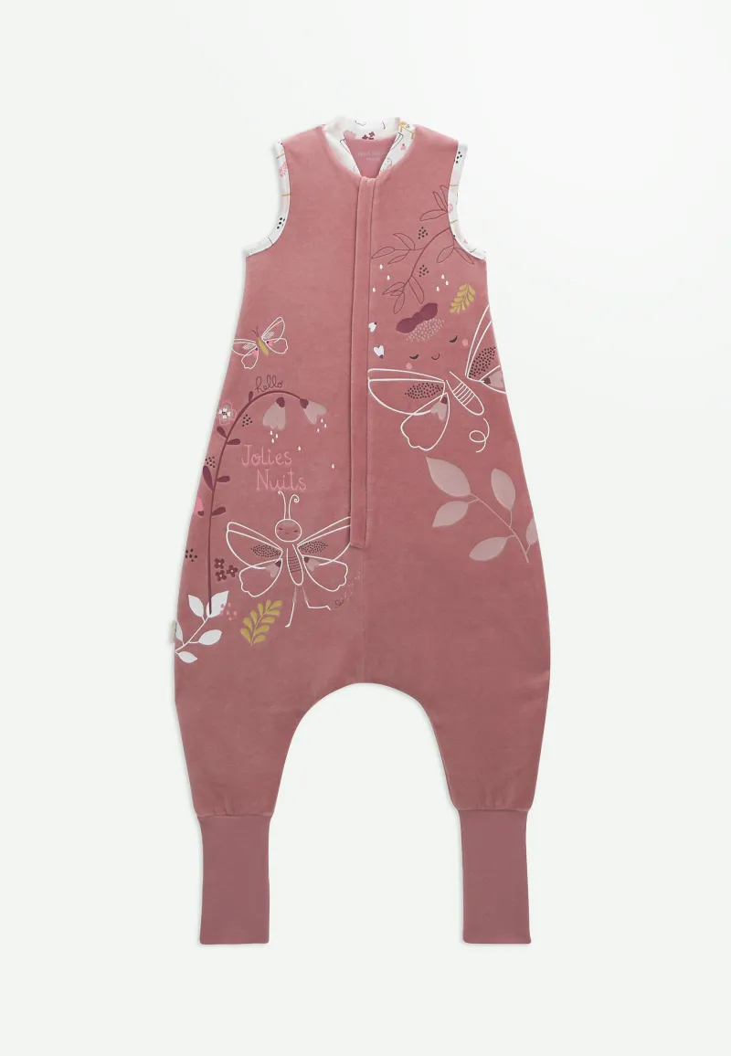 Turbulette TOG 2 en velours avec pieds retroussables Elena - PETIT BEGUIN