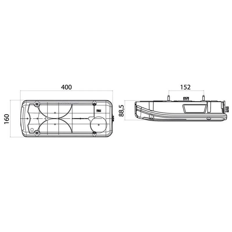 Veilleuse LC8 pour Scania ADR 7 Pin de Vignal | LeonLeds.com