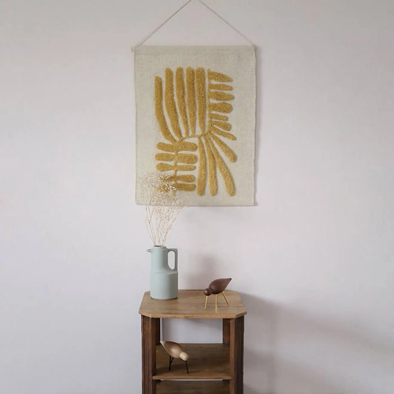 Wall Decoration - MINERVA YELLOW - Yellow Wool - Nattiot